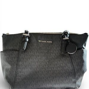 Michael Kors Black Tote Handbag — Damaged straps / As-Is
